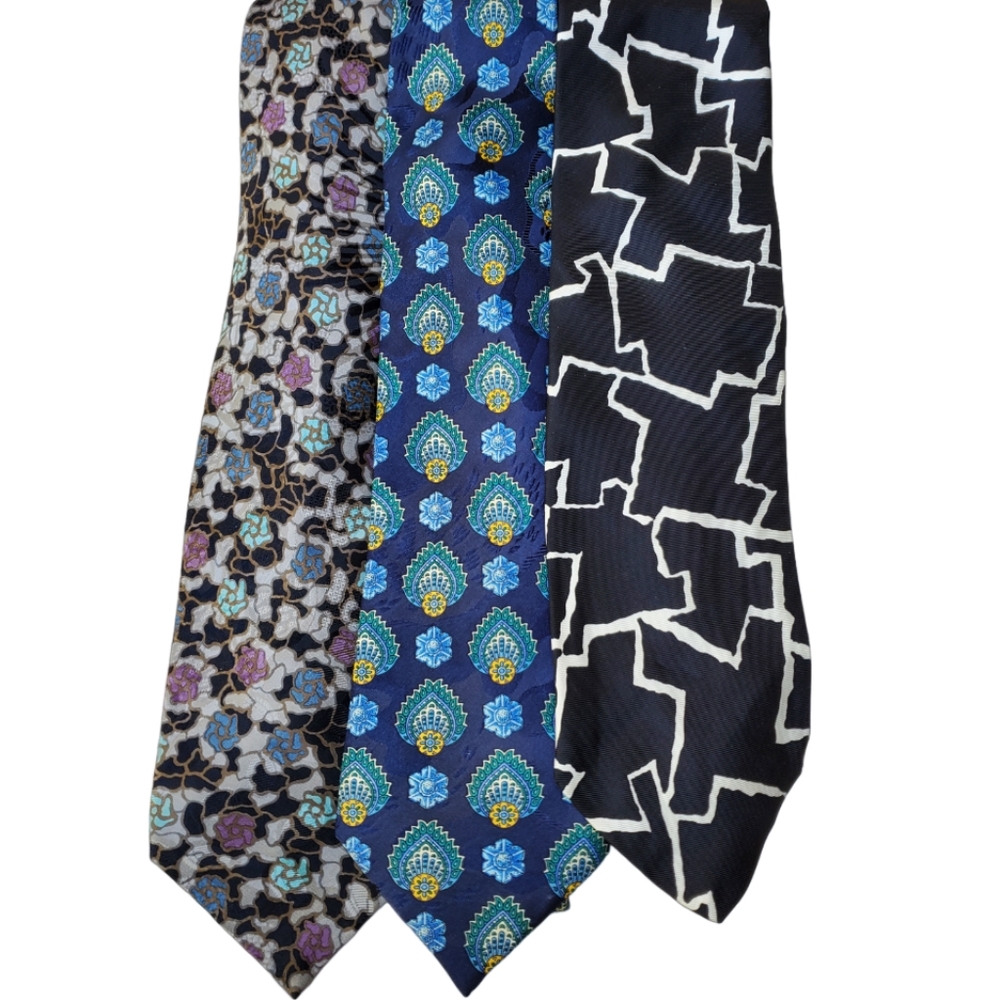 LANVIN vintage tie bundle